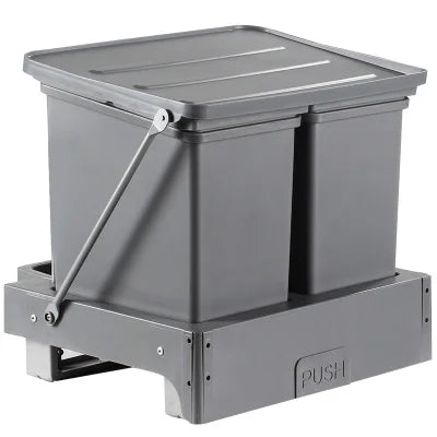 Built-In Trash Can, Cabinet Pull-Out Garbage Bin, Pop-Up Waste Storage Basket, Hidden Storage Bucket, Kitchen Bin, Bedroom
