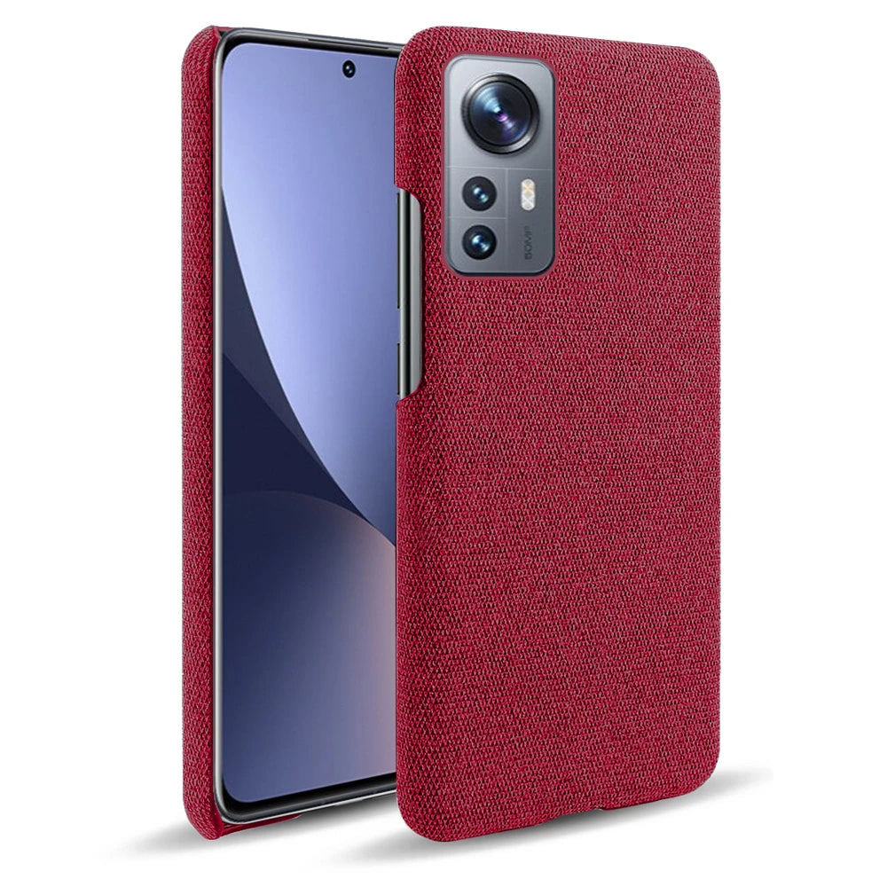 Cloth Case For Xiaomi 12 Pro For Xiaomi 12 Pro Civi Mi 11 10 9 8 Pro Luxury Cloth Texture Case For Mi Max 2 3 Mix 2 2S 3 4 coque