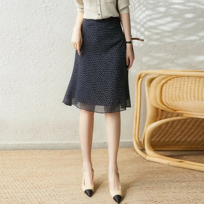 Female Skirts Chic and Elegant Women's Skirt To Knees Length A Line Harajuku New In Premium Korean Style Summer 2025 Trend Cheap