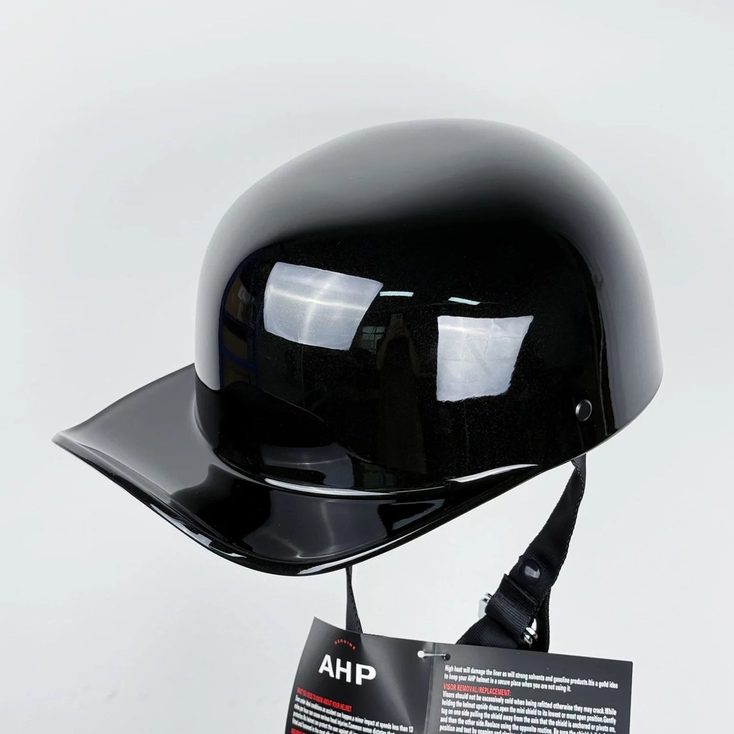 Motorcycle Half Helmet Beanie Retro Open Face Helmet Skull Cap DOT Certified Lightest Low Profile Street ATV Moped Helmet
