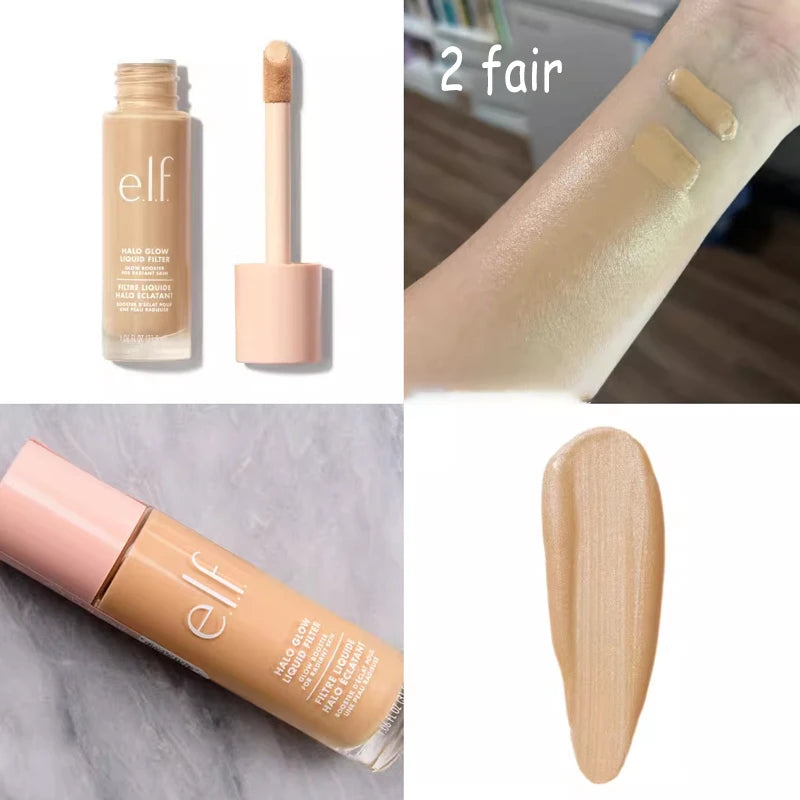 New Elf Soft Foundation Breathable Longwear Oil-Control Non-Caking Natural Concealing Even Skin Tone Makeup for Daily Nude Look