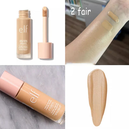 New Elf Soft Foundation Breathable Longwear Oil-Control Non-Caking Natural Concealing Even Skin Tone Makeup for Daily Nude Look