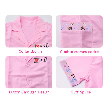 Children'S Veterinary Clothing, Kindergarten Professional Role-Playing Performance Costumes, Home Play Performance Costumes
