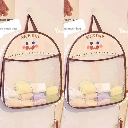 Socks Bra Storage Bag Large Capacity Breathable Mesh Bags Wall Hanging Behind The Door Bedroom Underwear Organizer Mesh Pocket