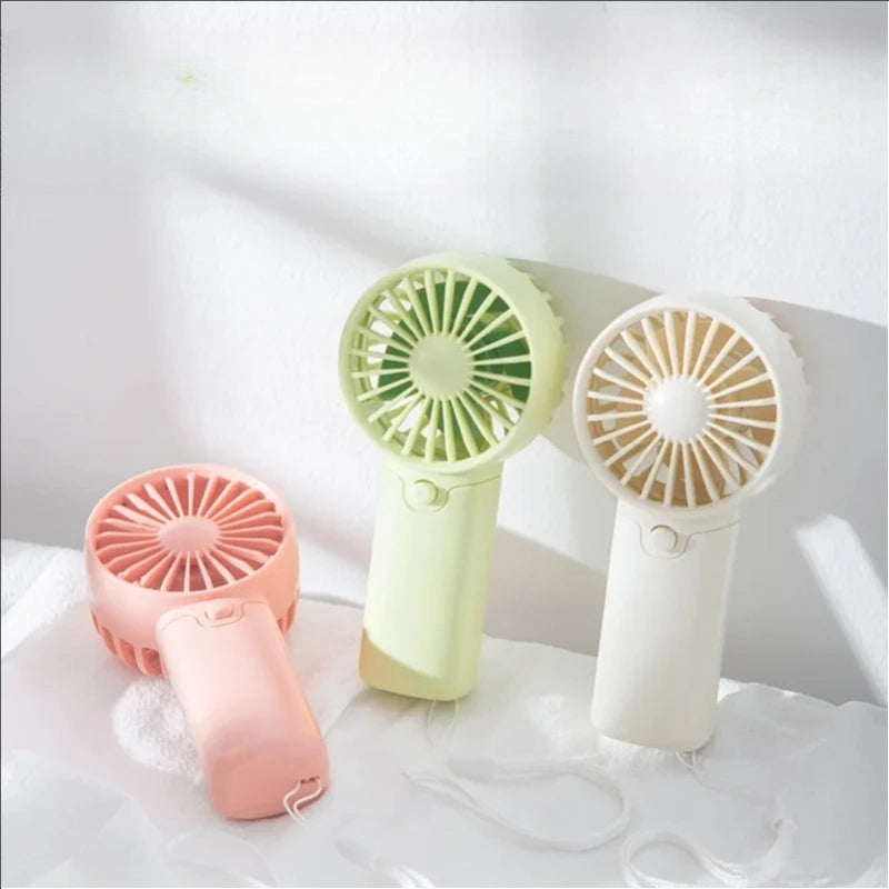 Portable Fan Convenient Creative Small Fan Pocket Hand-held Fan Lightweight AA Battery Handheld Mini Fan Air Coolers