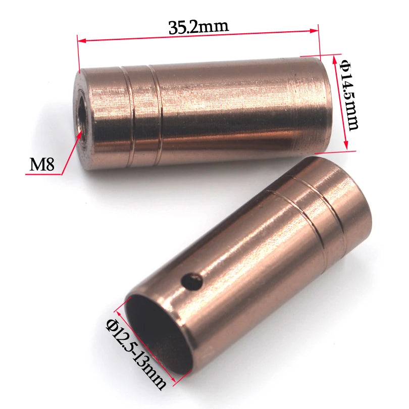 MNFT 1Pcs M8 Screw Net Handle Thread Adapter Fishing Rod Converted Into Dip Net Head Connector 2 Style Inside Diameter 10mm 12mm