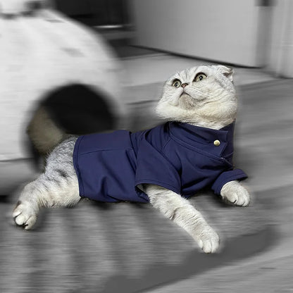 Pet Clothes Anime Jujutsu Kaisen Fushiguro Megumi Cosplay Costume Cat Suit Jumpsuit Dog Cosplay Outfits Party Suit Custom Made