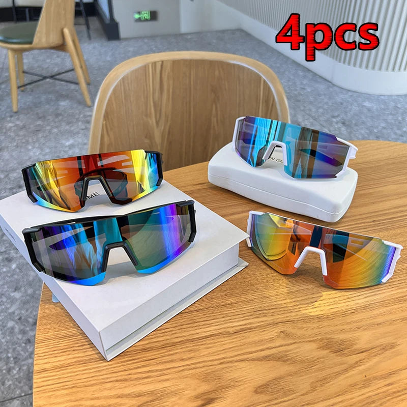 1/2pcs Cycling Sunglasses Women UV400 Sandproof Eye Protector Sun Glasses Outdoor Sports Goggle Protection Anti Radiation Lens