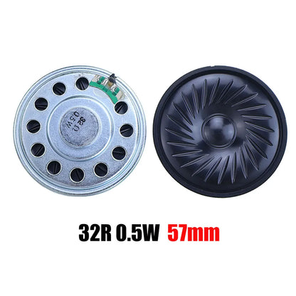 2PCS 8R 32R 0.5W 1W 2W Mini Speaker 8 Ohm 32 Ohm Loud Speaker Diameter 20mm 23mm 26mm 28mm 30mm 32mm 36mm 40mm 45mm Loudspeaker