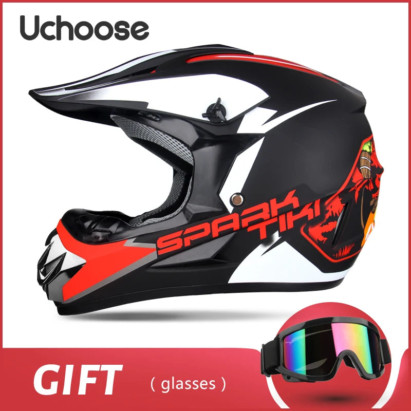 Full face motorcycle helmet for mountain bike  off-road  classic, MTB, racing, motocross, downhill, downhill
