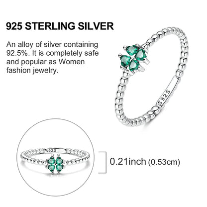 Hot Sale 925 Sterling Silver Ring Eye Plam Frefly Stars Heart Rings For Wedding Women Girls Jewelry Anniversary