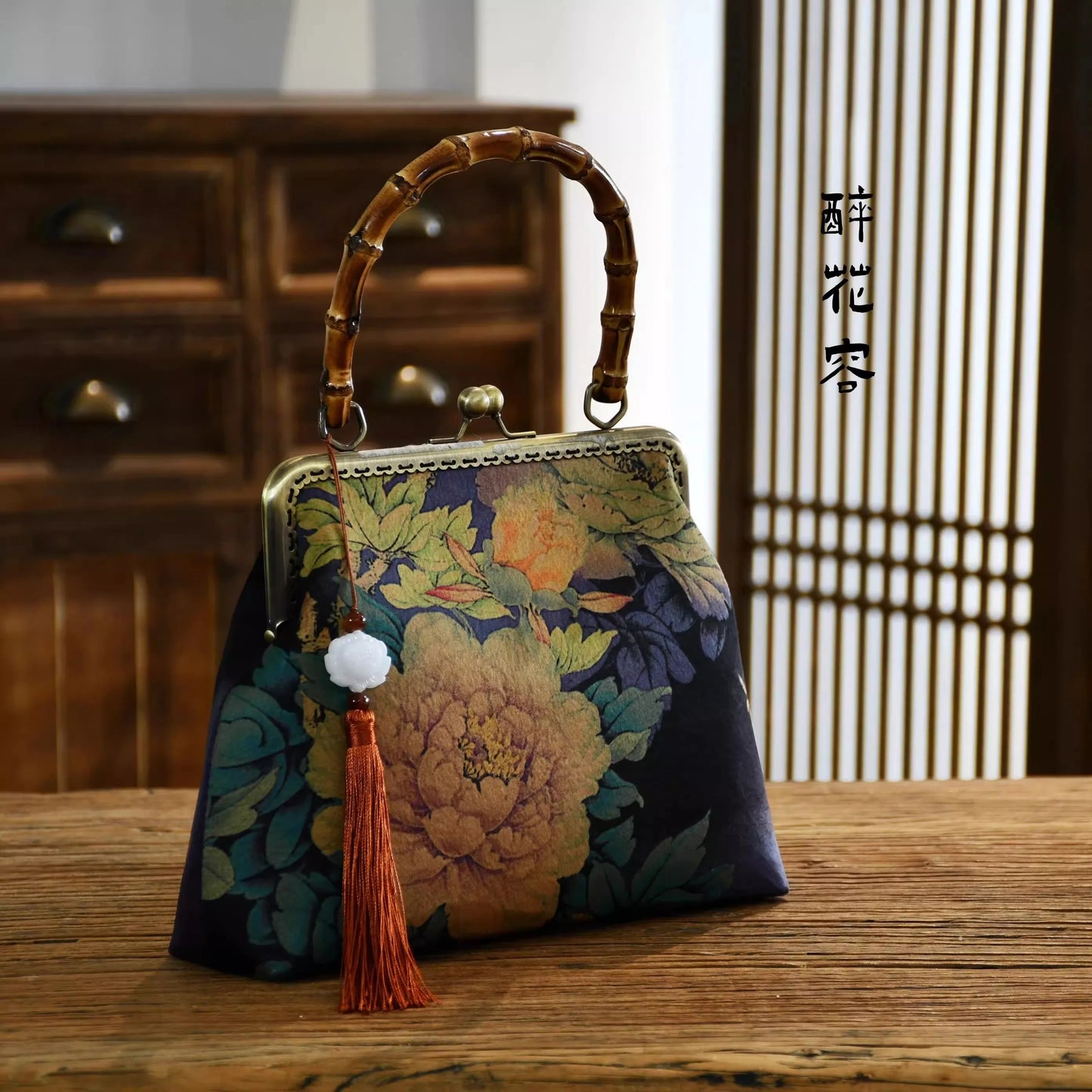 Wood Hand lock Shell Bags Vintage Designer Bag Women Shoulder Crossbody Bag Chain Tote Women's Handbags Purses