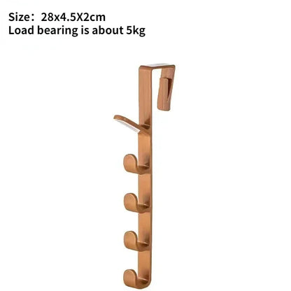 Door Hanger Wall Organizer Hook Bedroom Clothing Hook Holder Coat Hat Bag Rack Bathroom Kitchen Home Storage Organization