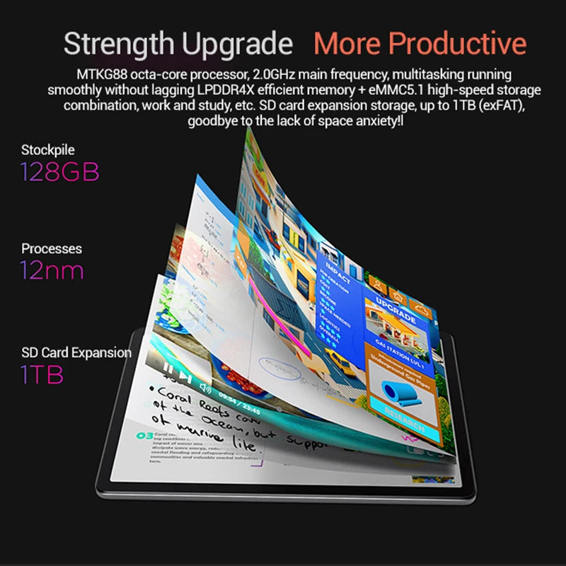 Lenovo Tab K10 M11 8GB 128GB WIFI LTE MTK Helio G88 Global Rom Android 13 Tablet 11'' 90Hz Display GPS PAD Battery 7040mAh