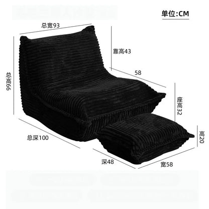 MOMO Caterpillar Sofa Leisure Sofa Lazy Person Sofa Can Lie And Sleep Balcony Tatami Net Red Bedroom Living Room Single