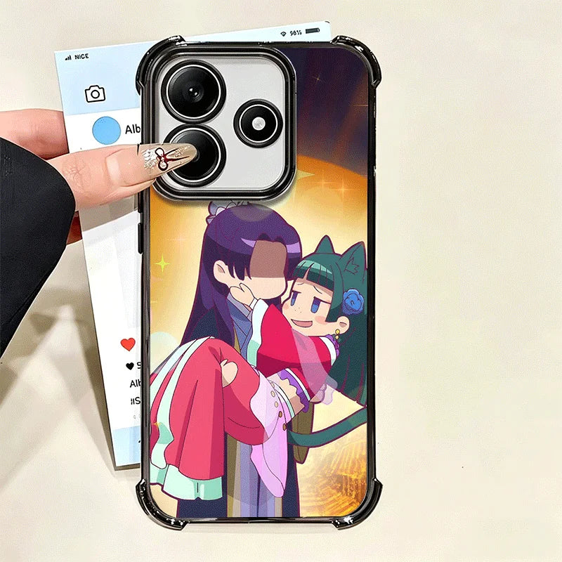 A-Apothecary D-Diaries Cute Plating Phone Case For Xiaomi Poco X6 X7 X8 Pro Max X5 X3 M8 M7 M5S Redmi 15C 15 14C 13C 17T 15T 14T