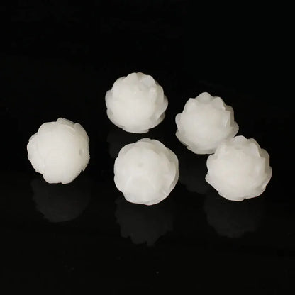 2pcs Natural Bodhi Seed Carved Lotus Charm Beads 17-18mm Handicarft Pendants/Garments/Tassel/Jewelry Flower Spacers DIY Unisex