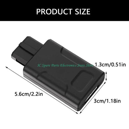 SZ Gaming Accessories for Game Console Auto Identifying S-Video AV Portable