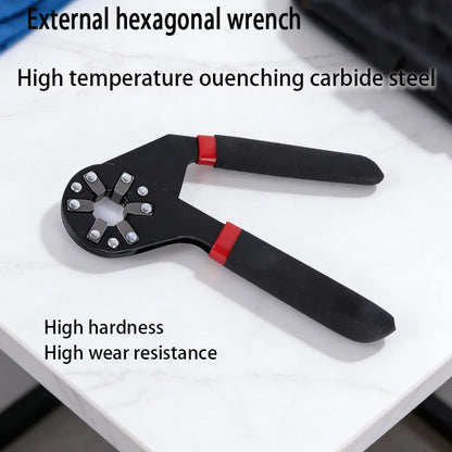 Magic Wrench 6 Inch 8 Inch Multi-purpose Hexagonal Alloy Steel Manual Clampable Movable Hexagonal Wrench hand tool wrench