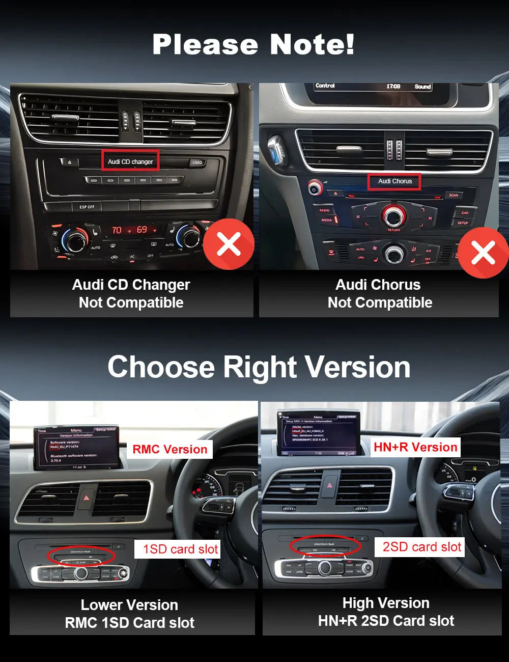 Car Radio Navigation GPS Multimedia Video Player Tools For Audi O3 2013-2018 Right Hand Drvie Android 16 Auto Carplay 12.3"