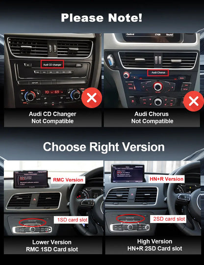 Car Radio Navigation GPS Multimedia Video Player Tools For Audi O3 2013-2018 Right Hand Drvie Android 16 Auto Carplay 12.3"