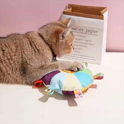 Cartoon Plush Dog Toys with Sound Bell, Puppy Teething Chew Toys, Wear & Bite Resistant Pet Toys for Small Dogs Teddy