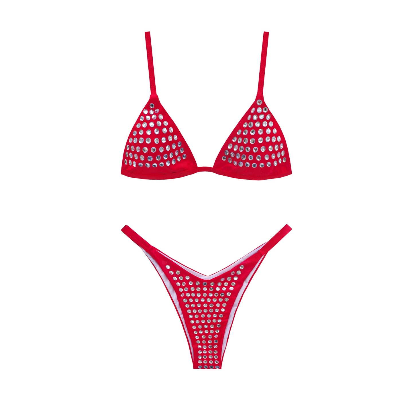 Bikini Swimsuit with Cover Up Rhinestones Brazilan Bikini Set Swimwear for Women Sexy Halter Bathing Suit Summer Female