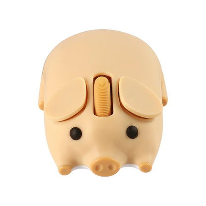 Cartoon Pig Design Computer Mouse Dual-mode 2.4G+Bluetooth Cute Ergonomic Optical Mice Game Laptop PC Universal For Girl Gift