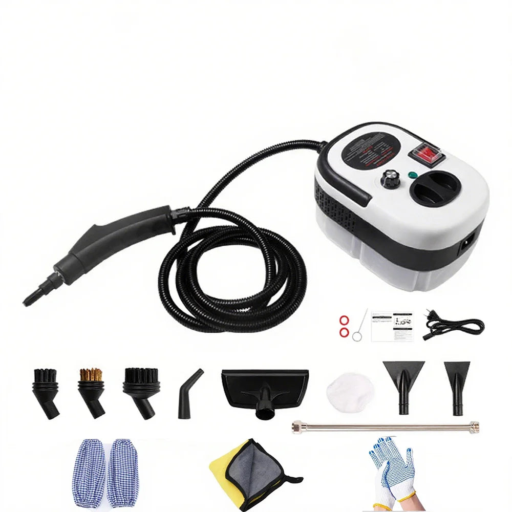 Kitchen Glass Steam Cleaner, Grease Remover, High-Temperature Carpet Sanitizer, Bathroom Bathtub Cleaner Household cleaning tools suitable for disinfecting and cleaning range hoods, air conditioners, and home appliances