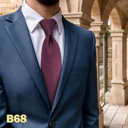 Purple Solid Red Mens Neckties Pink Fashion Ties for Male Party Dropshipping Wedding Gift