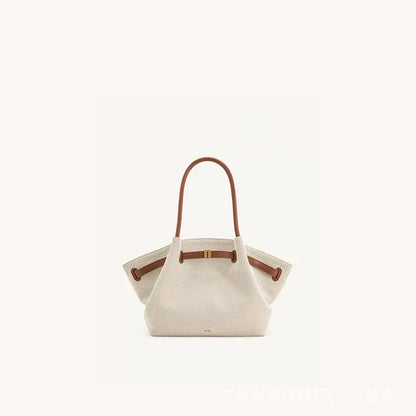 JW PEI HANA Tote Bag Dumpling Bun Small Women's Shoulder Crossbody Bag High Quality Handheld Small Bag Women'sMedium Faux Suede