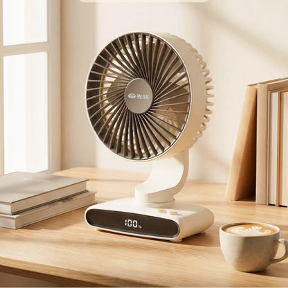 Portable USB Air Circulation Fan, Small Desk Fan with Strong Wind, Quiet Energy-Saving for Home & Office, Durable Long-Lasting