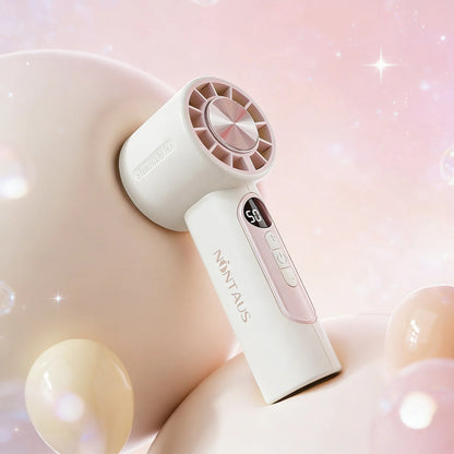 Portable Handheld Fan,199-Speed Stepless Adjustable Mini Fan with 3000mAh Battery, Semiconductor Cooling Personal Fan for Travel