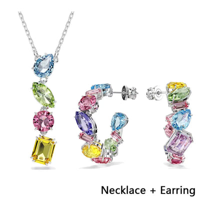 2026 High Quality Shiny Luxury Brand Fine Jewelry Sets Exquisite Fine Fashion Party Gifts for Women New Christmas Ornaments