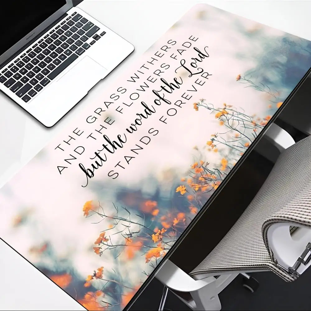 Bible Verse     Mouse Pad Game mouse pad face gamer desk pad mouse pad carpet accessories table pad