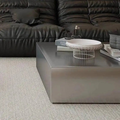 Square Industrial Coffee Table Minimalist Aesthetic Nordic Italian Coffee Table Unique Premium Mesa De Centro Furniture Home