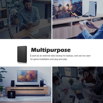 HD External Hard Drive 1TB 250GB 320GB 500GB 640GB 750GB Portable Hard Drive USB3.0 High Speed HDD for Laptop PC MacBook PS4 PS5