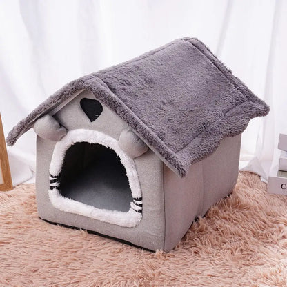Ultra Soft Plush Pet Bed House Removable Washable Warm Kennel Mat Nest for Chihuahuas French Bulldog Cats Puppy Sleeping Bag
