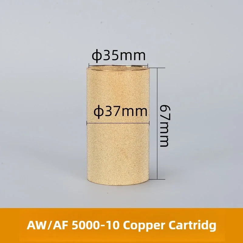 HEBAI AFR BF BFR GFR AW AF 2000 3000 4000 5000 Pneumatic Air Filter Element Copper Cartridge Fiber Filter Element Air Treatment