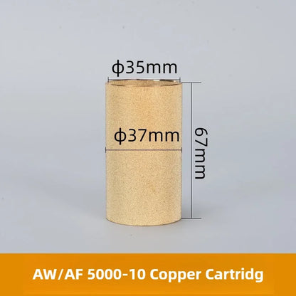 HEBAI AFR BF BFR GFR AW AF 2000 3000 4000 5000 Pneumatic Air Filter Element Copper Cartridge Fiber Filter Element Air Treatment