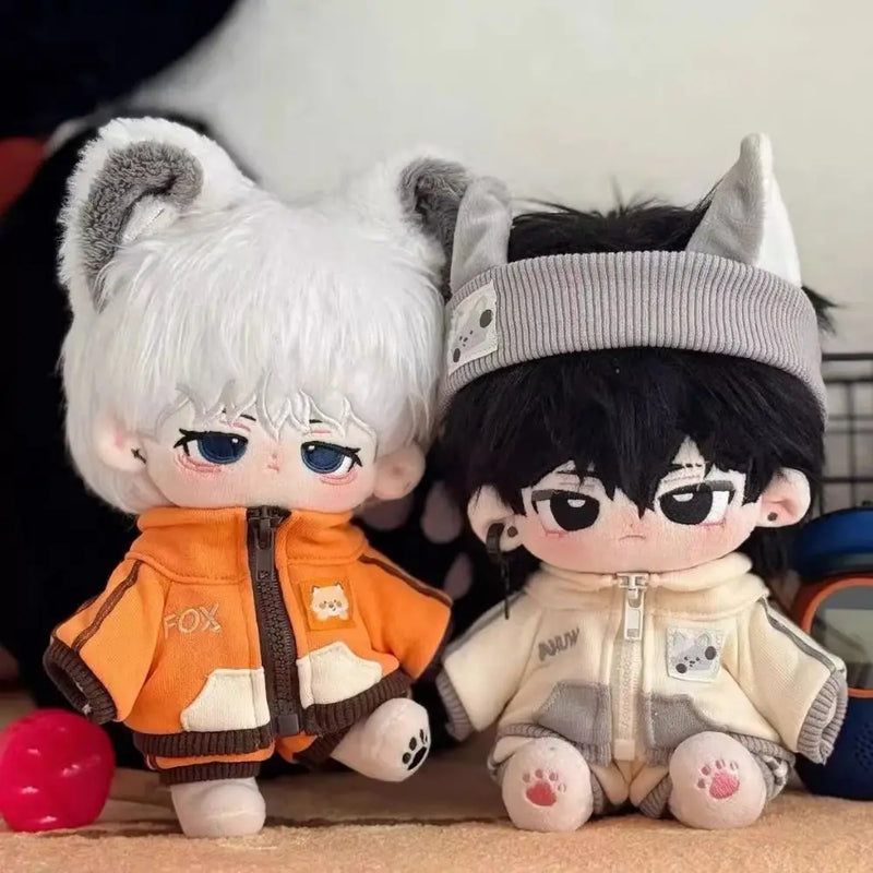 Hoodie 20cm Plush Toy Clothes Overalls Shoulder Strap Cotton Doll Clothes Dress Up Sportswear Plush Toy Clothes 20cm Doll