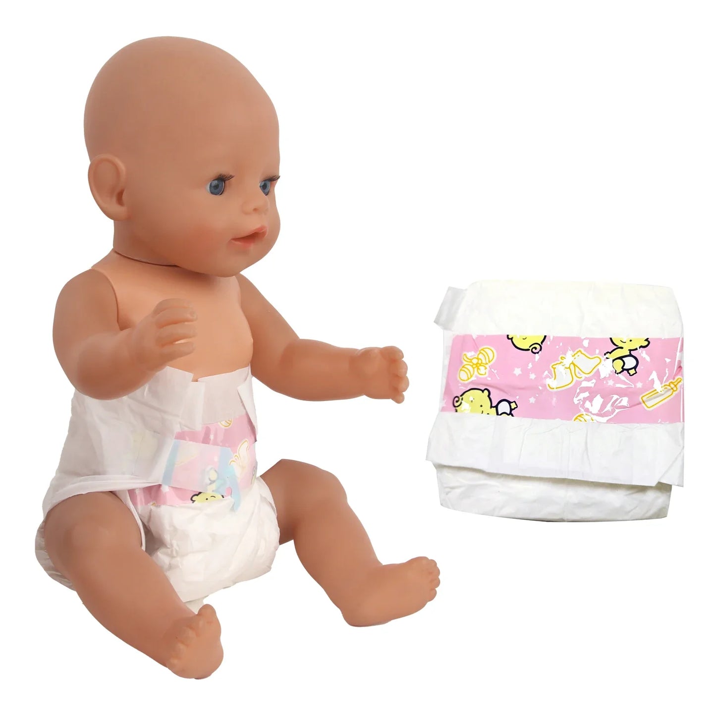 1/3/5Pcs Baby Dolls Diapers Pants Wear for 14-18 Inch Baby Dolls and Other Similar Dolls 43cm Baby Born Doll Underwear Doll Bibs