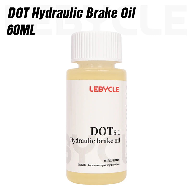 LEBYCLE Bicycle Brake Mineral Oil 60ML DOT Hydraulic Brake Oil 60ML For Shimanod MGUARA Tektro Bike Hydraulic Brake Systems