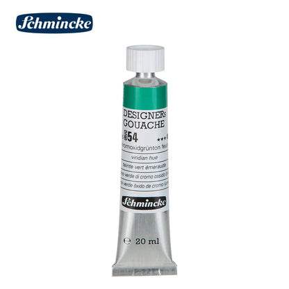 Germany Schmincke Designer Gouache Paint Tube 20ml Opaque Gouache Paint Professional Artist 48 Colors Drawing Art Supplies Cute