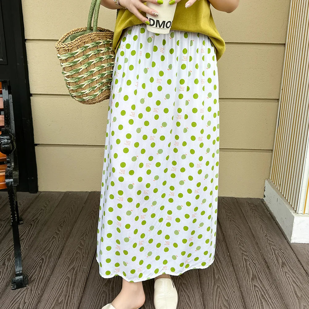 New 2024 Elegant Women Tulle Skirt Korean Fashion Boho Floral A Line Ladies Pleated Skirt Summer Chic High Waist Party Vestidos