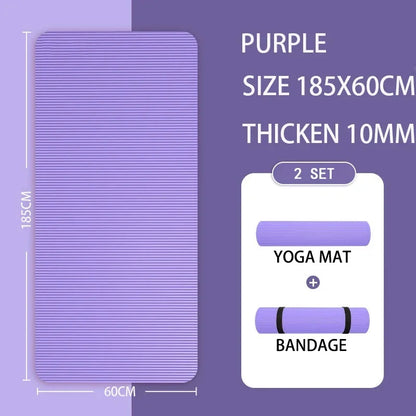 10MM/15MM/20MM Thick Yoga Mat Anti-skid Sports Fitness Mat  Comfort Foam Yoga Matt for ExerciseYoga and Pilates Gymnastics Mat