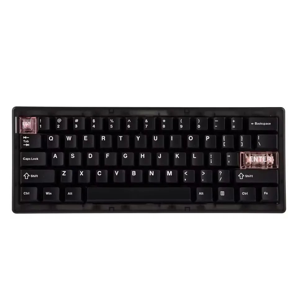 CIDOO QK61 V2 Mechanical Keyboard 60% Layout Gasket Structure VIA Programmable Hot-Swap Three Mode Wireless RGB Keyboard
