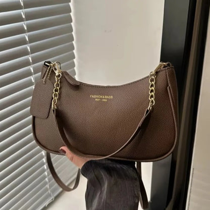 Faionable Casual Crossbody Bag Women's Oulder Bag Trendy Design 2026 Spring Underarm Bag Soft PU Leather Color Handbags Purses