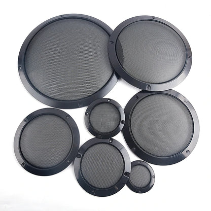 High-grade Car Home Mesh Enclosure Speaker 2 3 4 5 6 8 10 Inch Net Cover Speakers Plastic Frame Metal Iron Wire Grilles