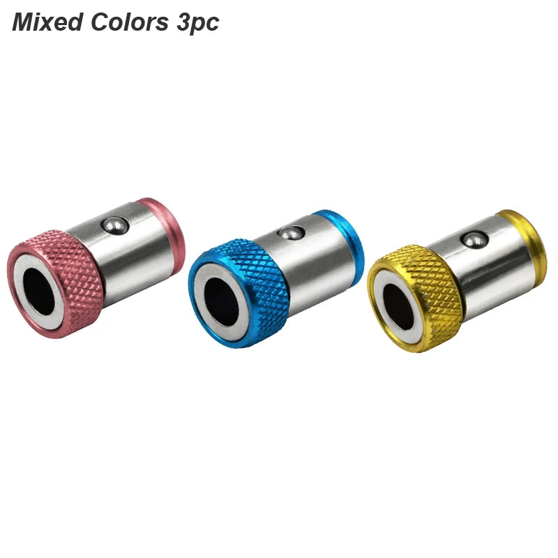 Magnetic Ring Screwdriver Bit Holder Cross Phillips Magnet 1/4 Strong Magnetizer Removable Part Adapter Screw Driver Power Tool